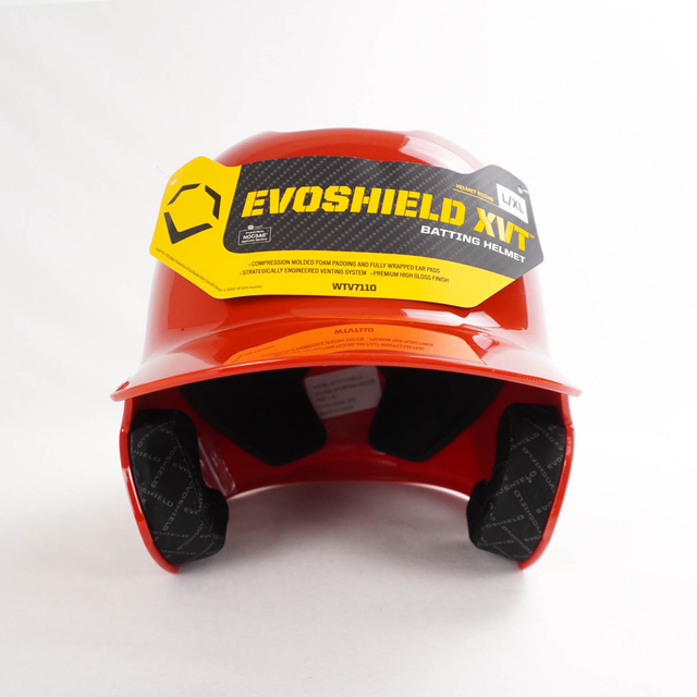 EVO XVT [WTV7110SC 打擊頭盔 硬式棒球 安全 防護 舒適 包覆 通風 不悶熱 亮面 紅