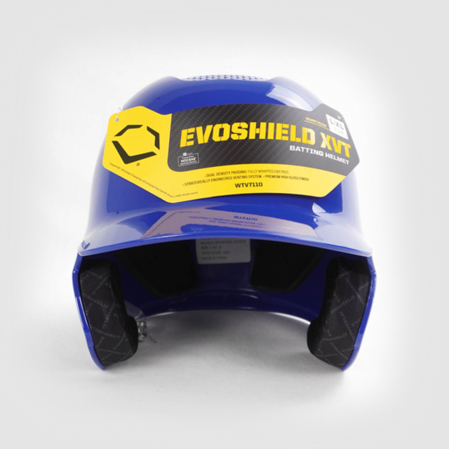 EVO XVT [WTV7110RO 打擊頭盔 硬式棒球 安全 防護 舒適 包覆 通風 不悶熱 亮面 寶藍
