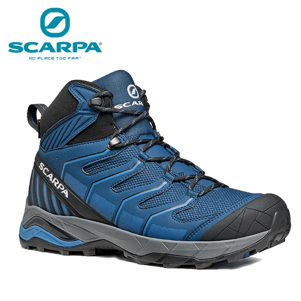【 SCARPA 】MAVERICK MID GTX 男 防水登山鞋/郊山鞋 藍-淺藍(090200-Blue-Light Blue)