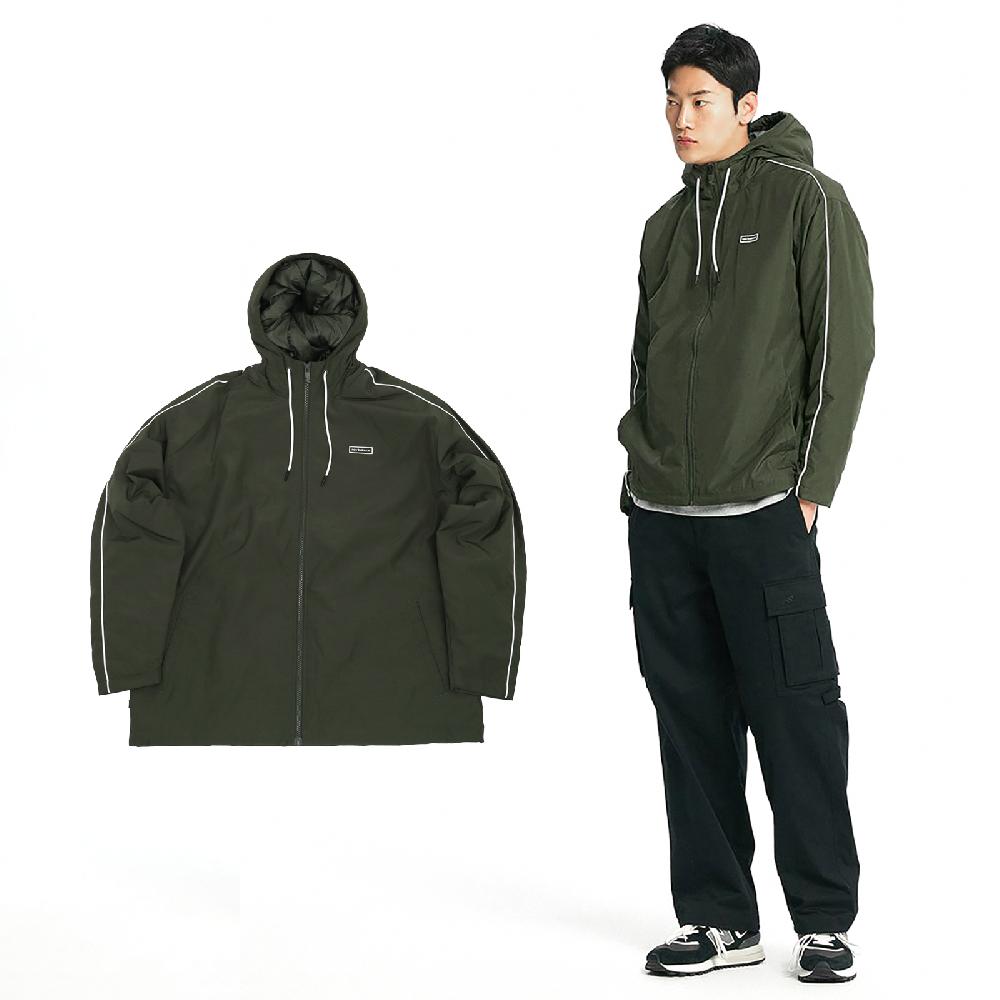 New Balance 紐巴倫 連帽外套 Essentials Jacket 男款 綠 長袖 寬鬆 保暖 美版 NB MJ33537KOU