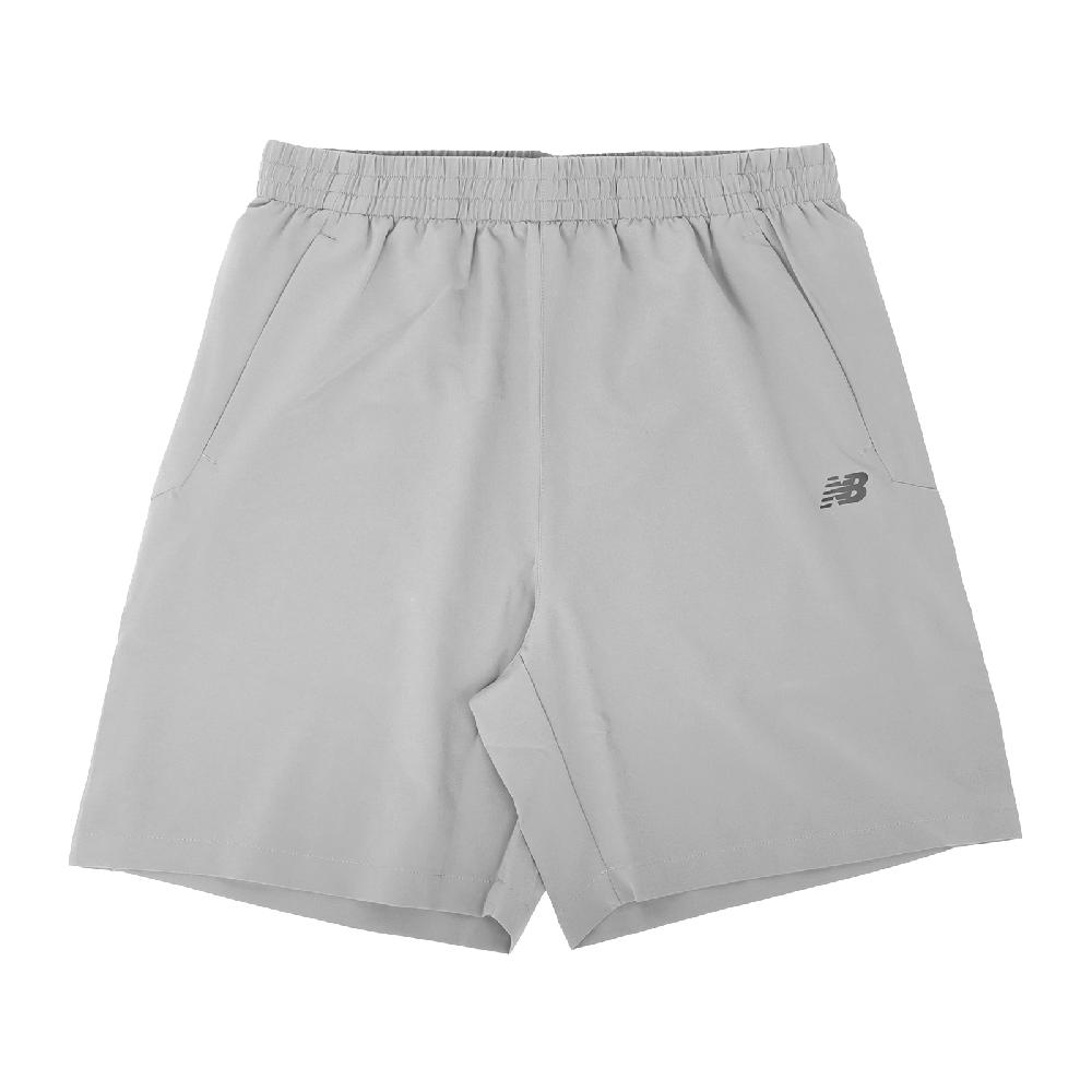 New Balance 紐巴倫 短褲 Sports Shorts 男款 淺灰 拉鍊口袋 運動 褲子 NB 5862430285