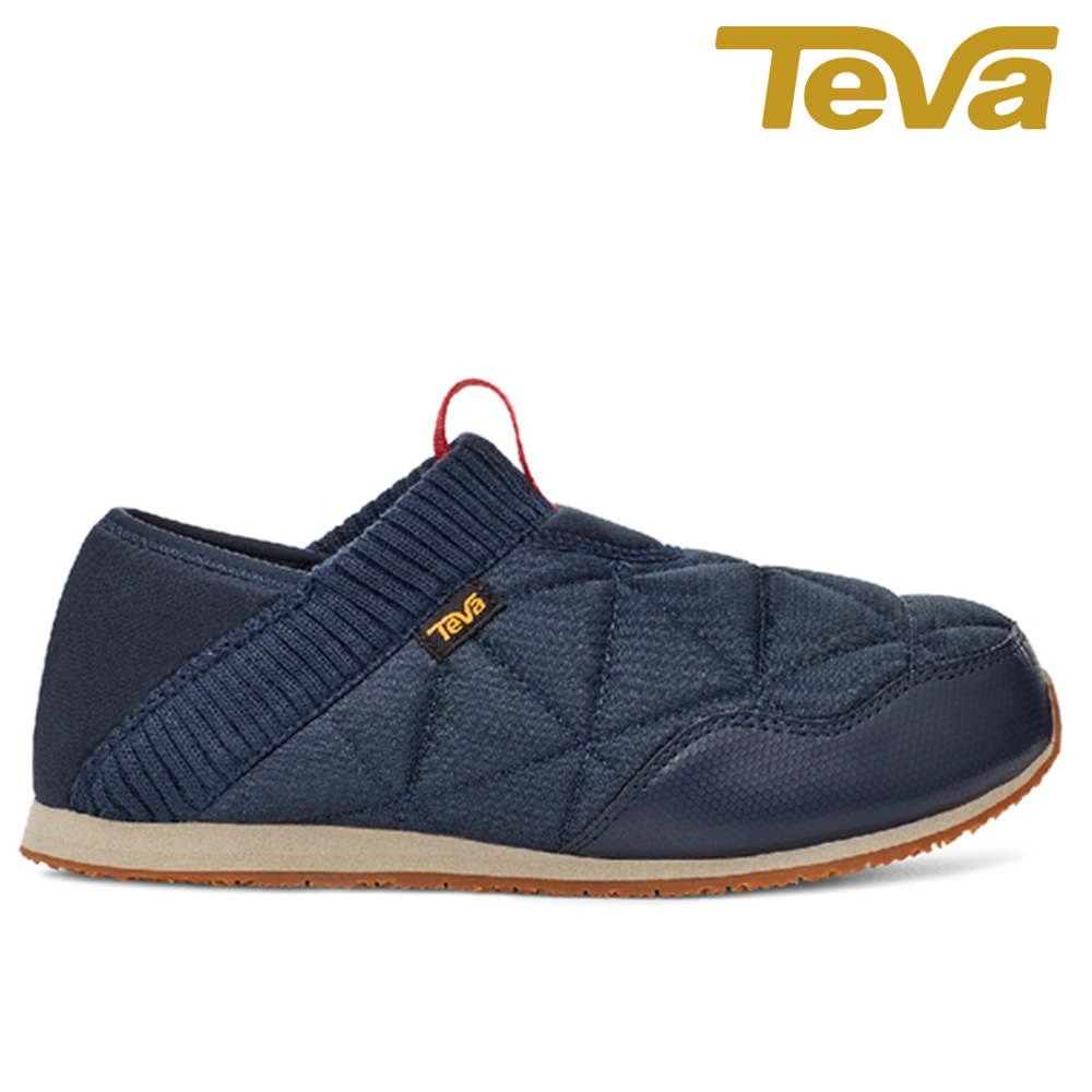 【TEVA】中性 Re Ember Moc 兩穿式防潑水菠蘿麵包鞋/懶人鞋 深藍色(TV1125472TOEC)