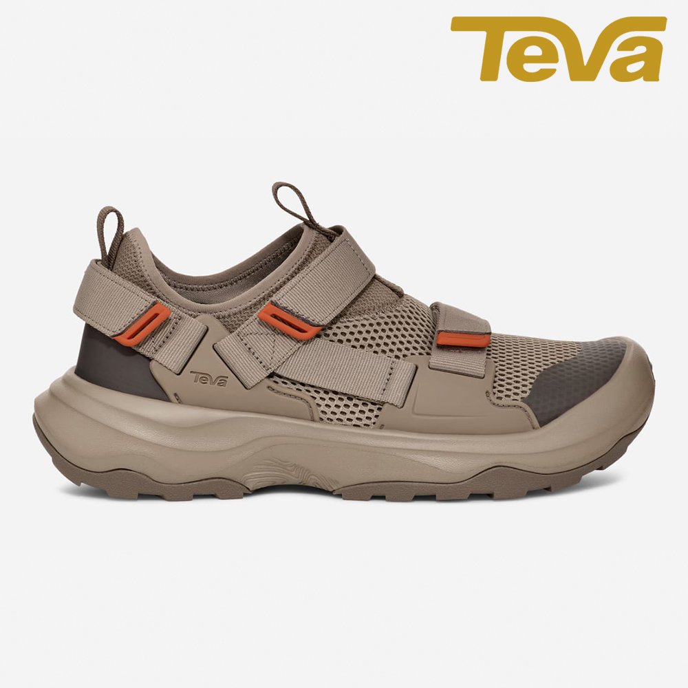 【TEVA】Outflow Universal 男 護趾多功能經典運動涼鞋/雨鞋/水鞋 沙漠灰褐色(TV1136311DTT)