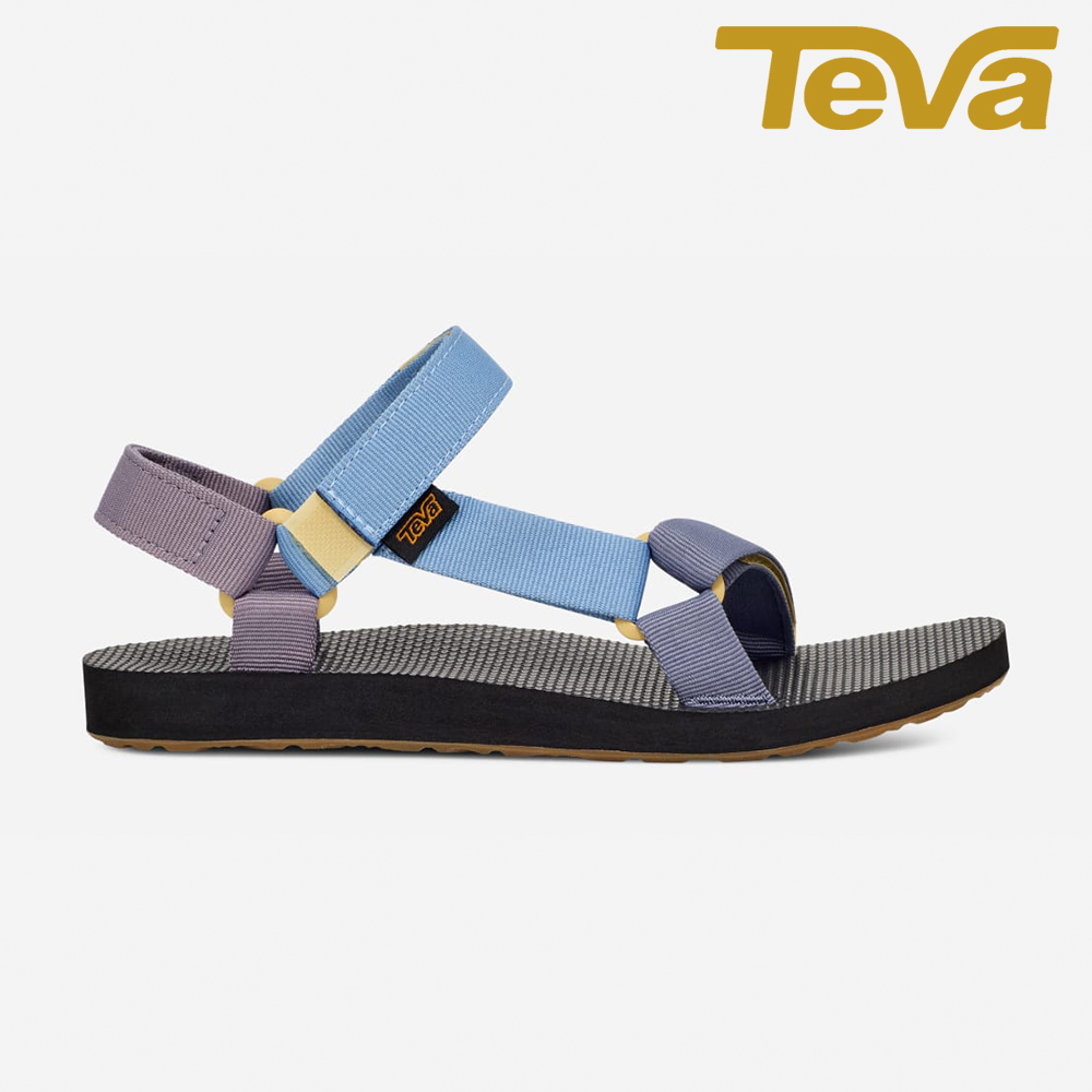 【TEVA 】正品 女 Original Universal 經典織帶涼鞋 戶外休閒原創系列 多彩藍(TV1003987BFLB)