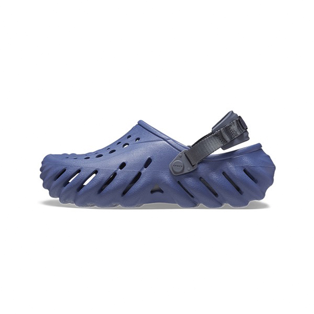 Crocs Echo Clog Bjbi Blue 洞洞涼鞋 藍 207937-402