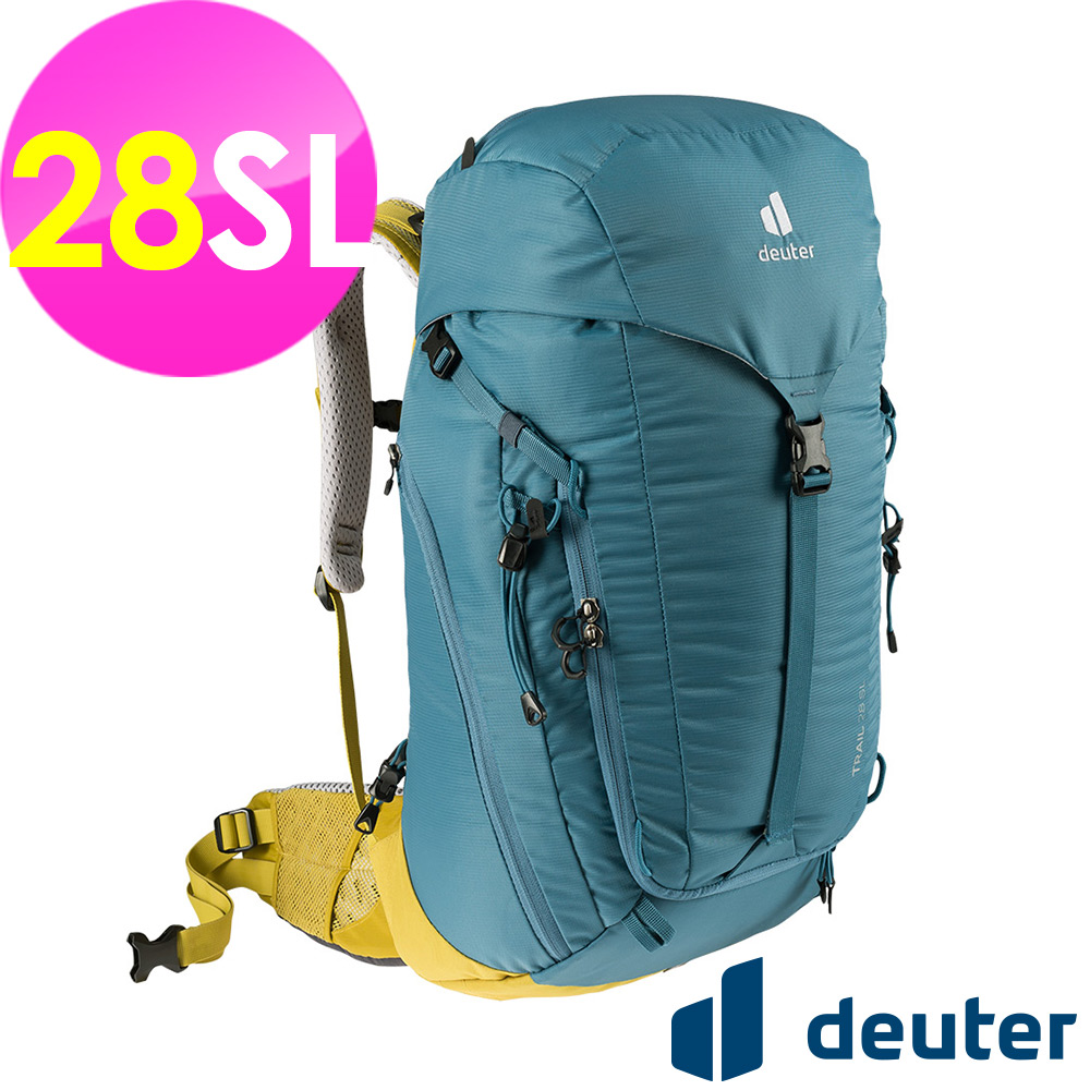 【德國deuter】TRAIL 輕量拔熱透氣背包28SL (3440421 海軍藍/登山/健行)
