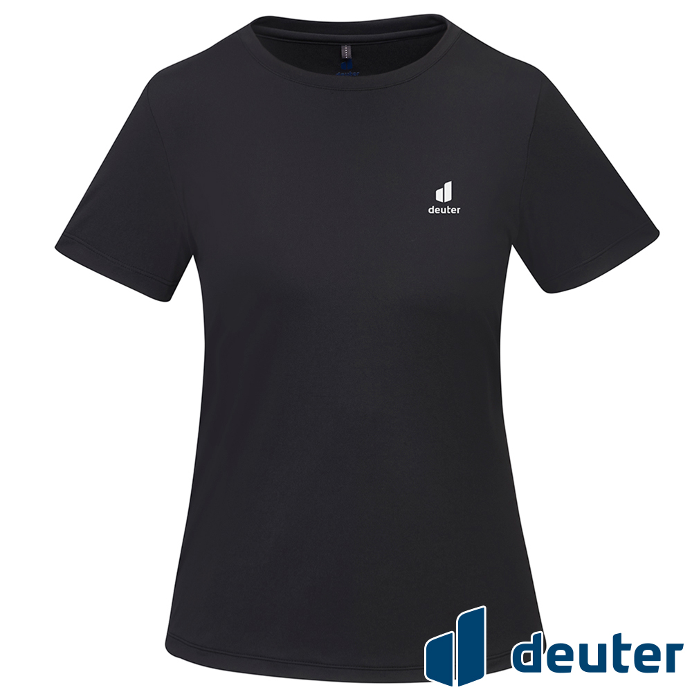 【德國deuter】女款DEUTER短袖T恤 (DE-T2402W 黑/排汗/透氣)