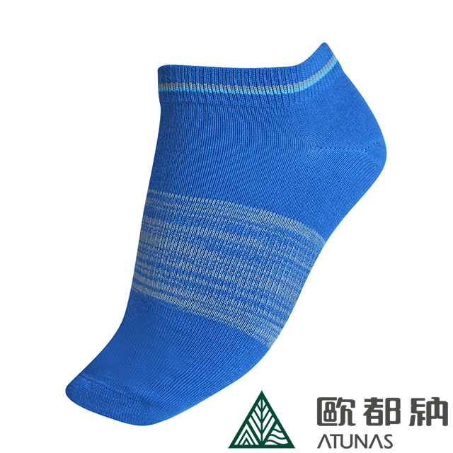 【ATUNAS 歐都納】COOLPLUS抗菌船型襪(A2ASBB01N 藍)