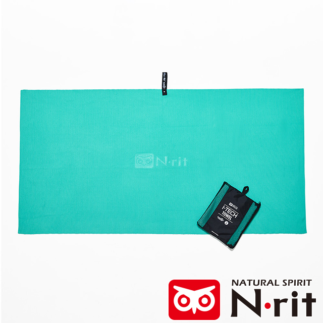 【韓國 N-rit 】I-TECH抗菌吸水巾60x120cm (NSC418 湖綠/輕量/快乾)