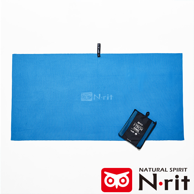 【韓國 N-rit 】I-TECH抗菌吸水巾60x120cm (NSC418 天空藍/輕量/快乾)
