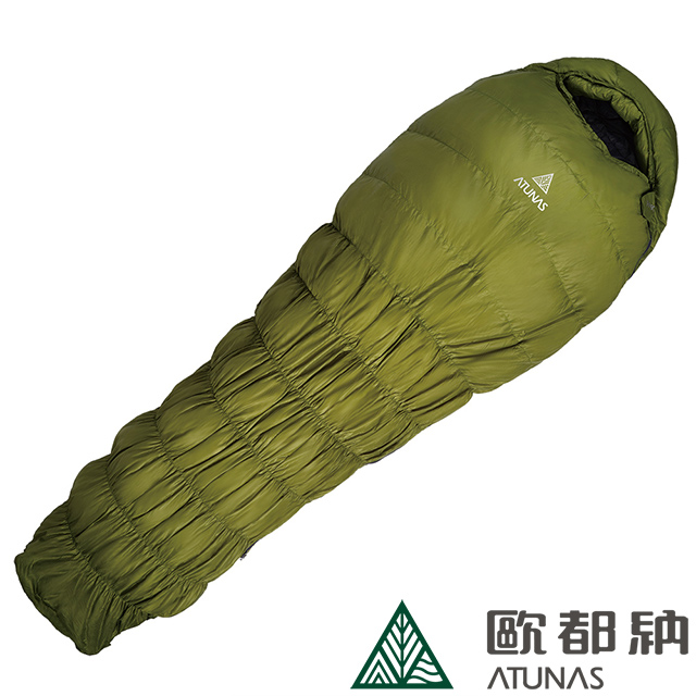 【ATUNAS 歐都納】800 PRO野放羽絨睡袋 (A1SBBB05N 綠/媽咪型/極暖)