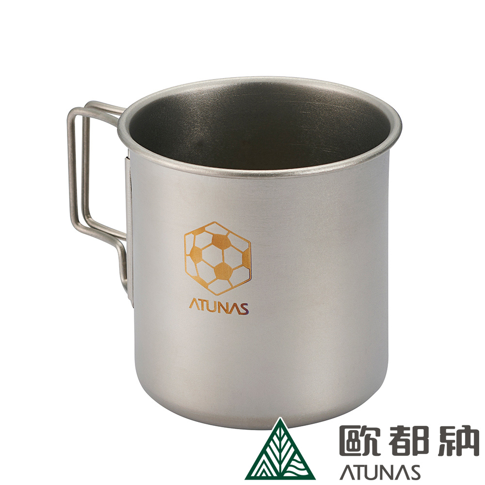 【ATUNAS 歐都納】單層鈦隨行杯-世足款 (A6KT2201N 環保無毒/輕量耐用/登山露營/戶外餐具)