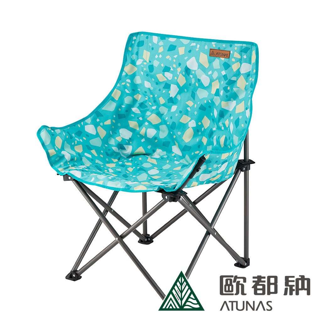 【ATUNAS 歐都納】 舒適折疊高腳QQ椅 (A1CDDD01 活力綠)