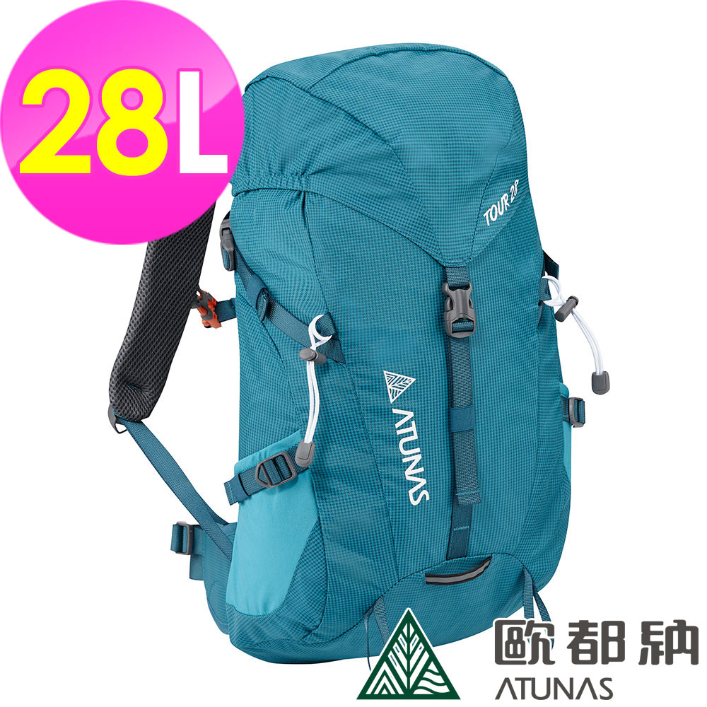 【ATUNAS 歐都納】HIKE網架式透氣背包28L (A1BPEE03 墨綠/減壓背帶/登山/健行/旅遊)