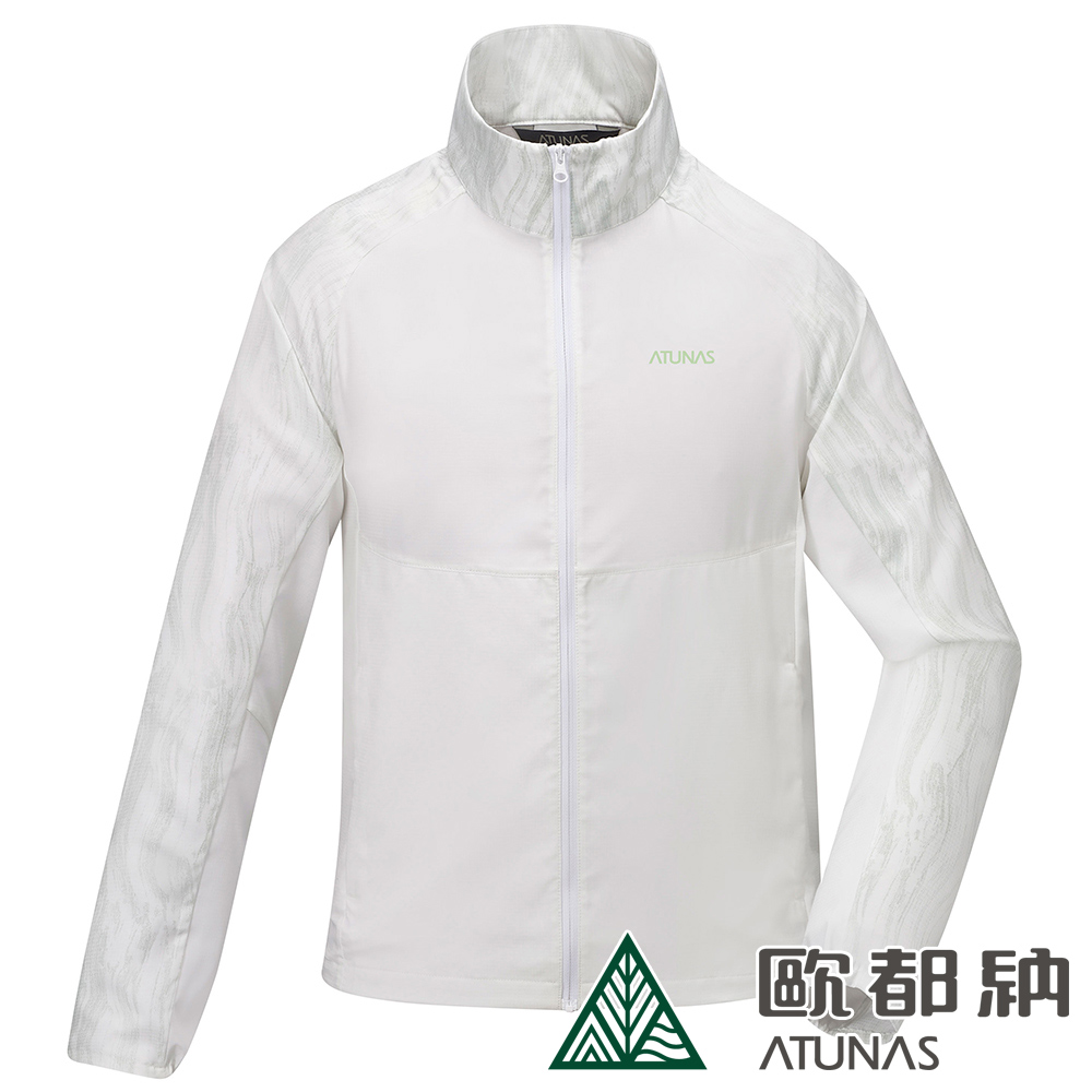 【ATUNAS 歐都納】男款ALL LOVE再生防曬外套A1GA2409MR白