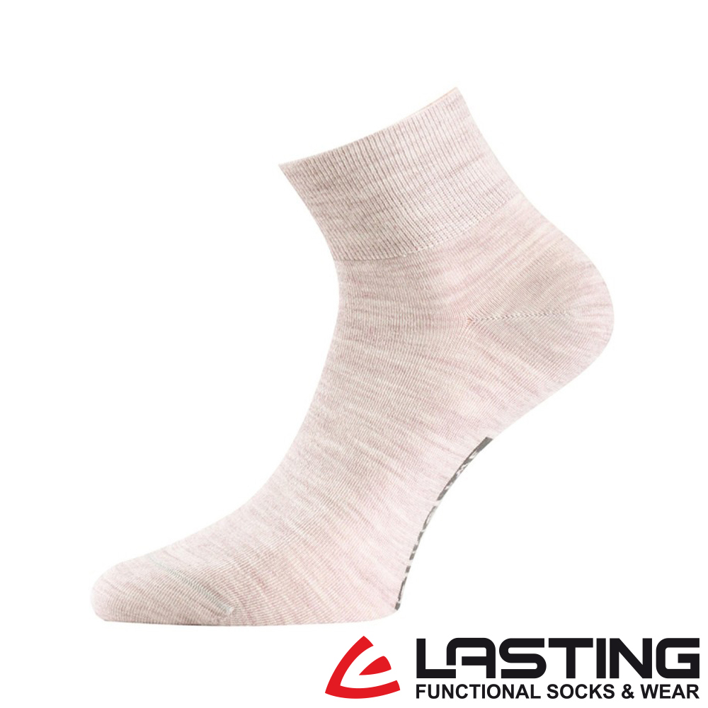 【LASTING 捷克】羊毛短襪(LT-FWE 象牙白/透氣/舒適/保暖/雙溫感/美麗諾)