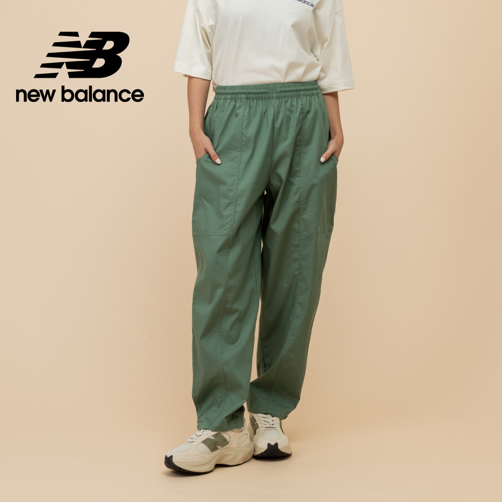 [New Balance可調節式寬褲長褲 女性 綠色 WP51501DKJ