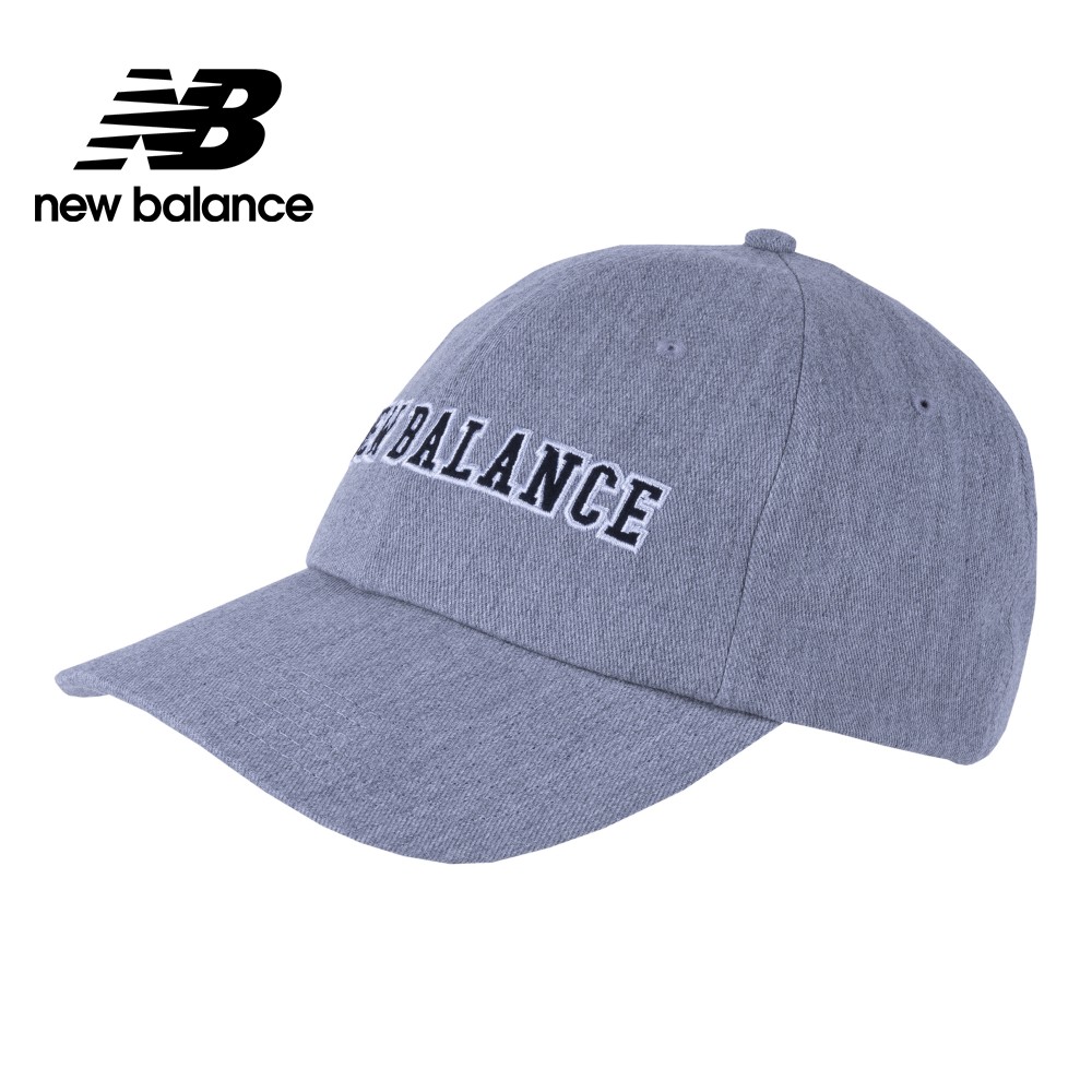 [New Balance刺繡Logo老帽/棒球帽_中性_灰色_LAH21002AG