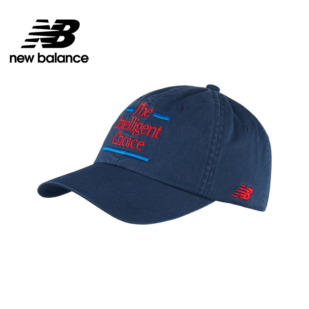 【New Balance】標語刺繡棒球帽/老帽 中性 牛仔藍 LAH43017NNY