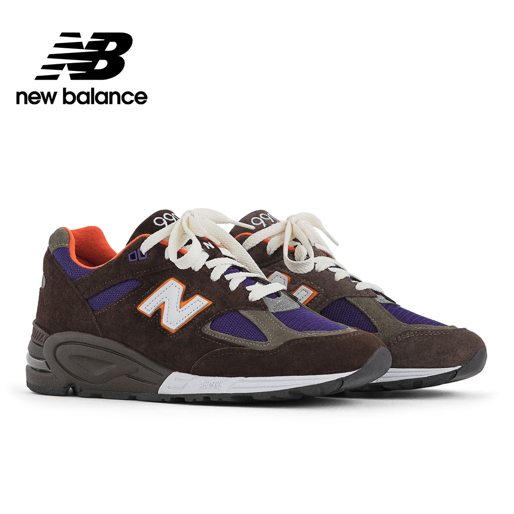[New Balance美製復古鞋_男性_棕紫色 _M990BR2-D楦