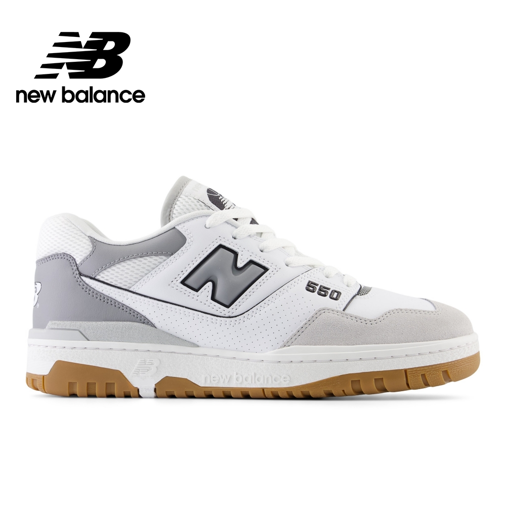 【New Balance】復古鞋_灰白色_中性_BB550ESC-D楦
