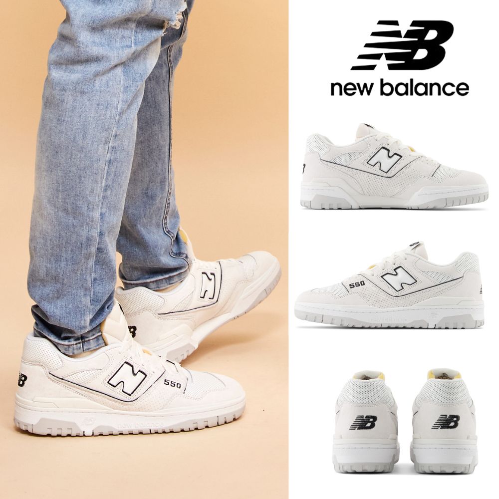 [New Balance復古鞋_中性_灰白色_BB550PRB-D楦