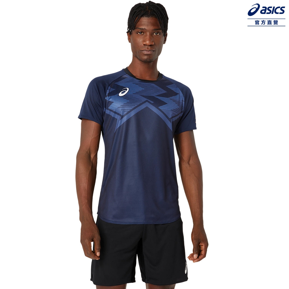 ASICS 亞瑟士 排球短袖上衣 男款 PROFIT 排球上衣 2051A356-400