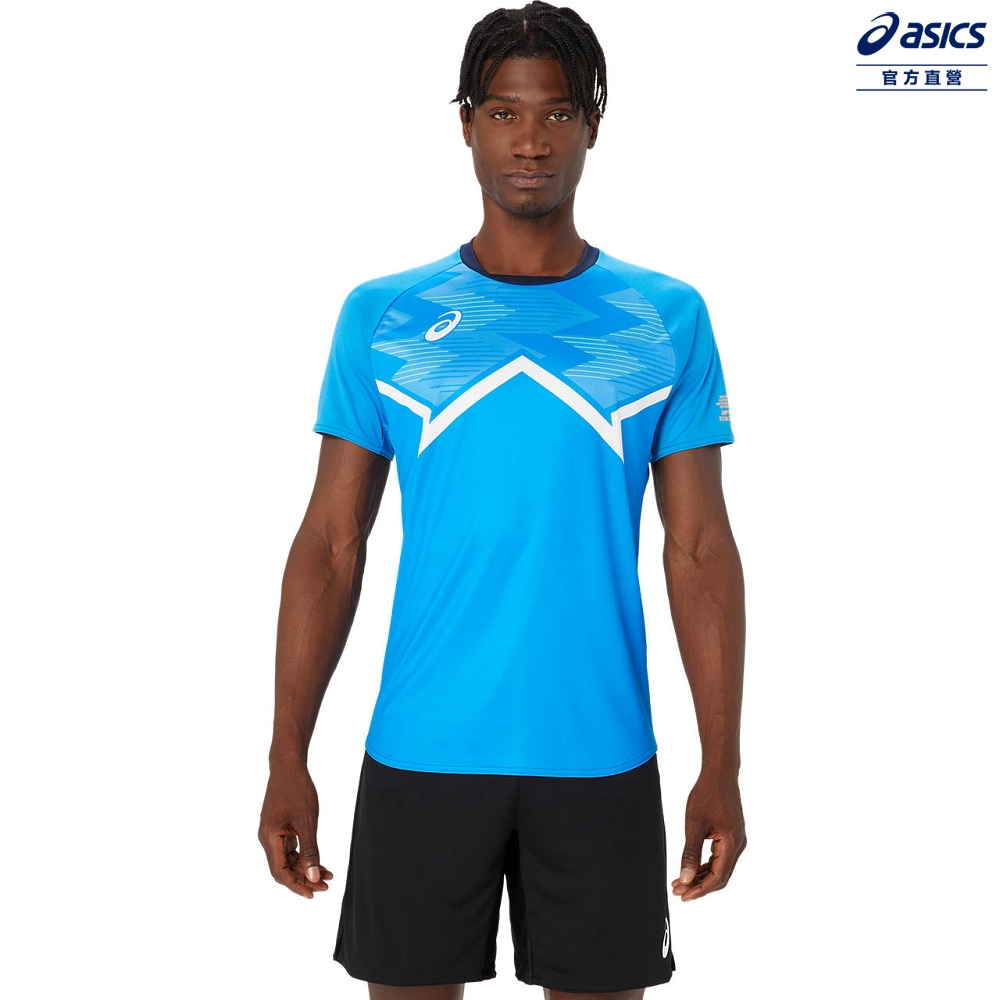 ASICS 亞瑟士 排球短袖上衣 男款 PROFIT 排球上衣 2051A356-402