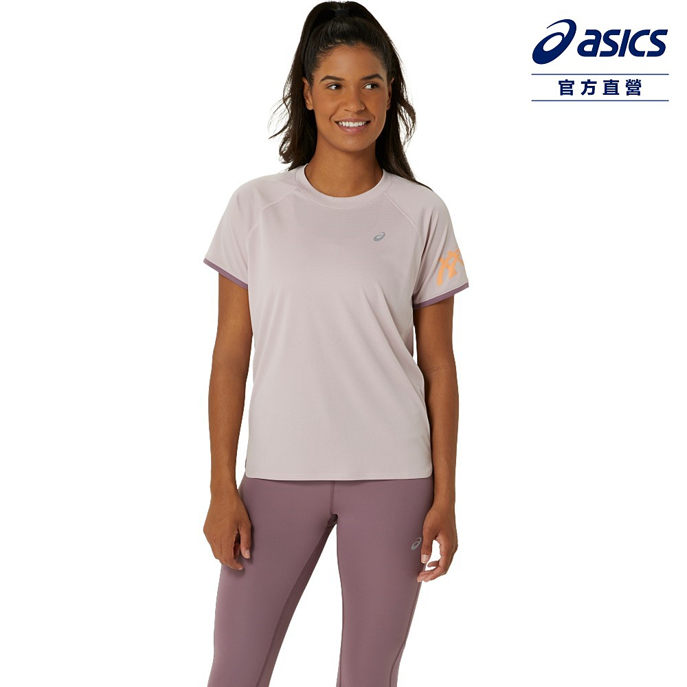 ASICS 亞瑟士 ICON 短袖上衣 女款 海外版 跑步上衣 2012C741-701