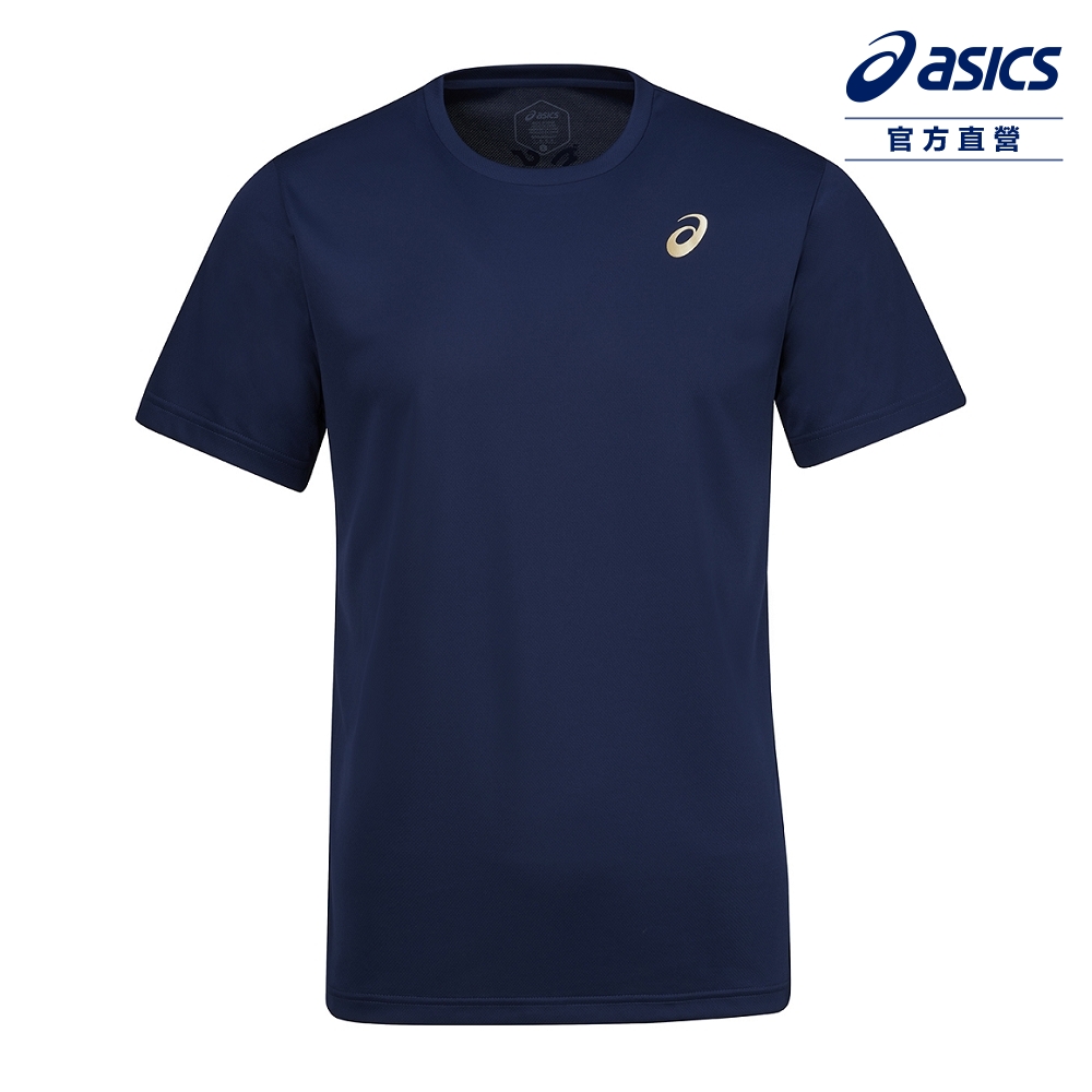 ASICS 亞瑟士 短袖上衣 男款 亞洲版 跑步上衣 2011D273-400