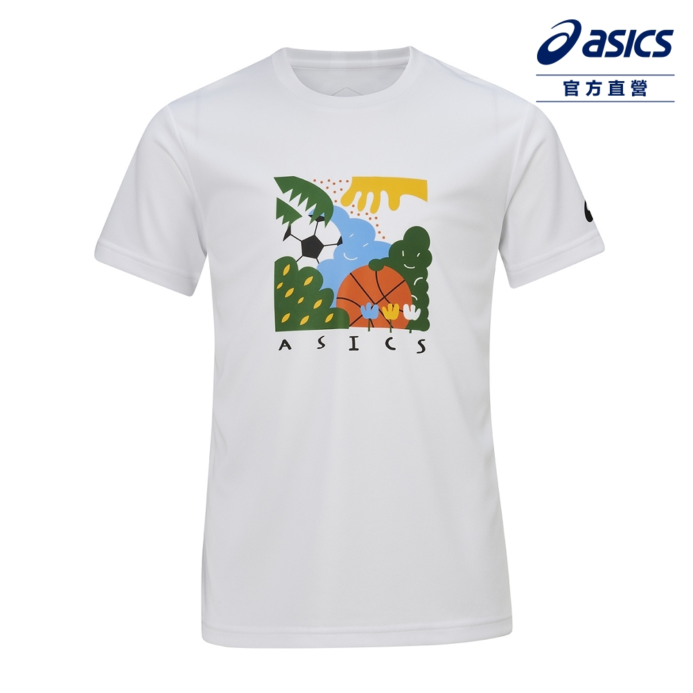 ASICS 亞瑟士 童 短袖上衣 兒童 亞洲版 訓練上衣 2034A957-100