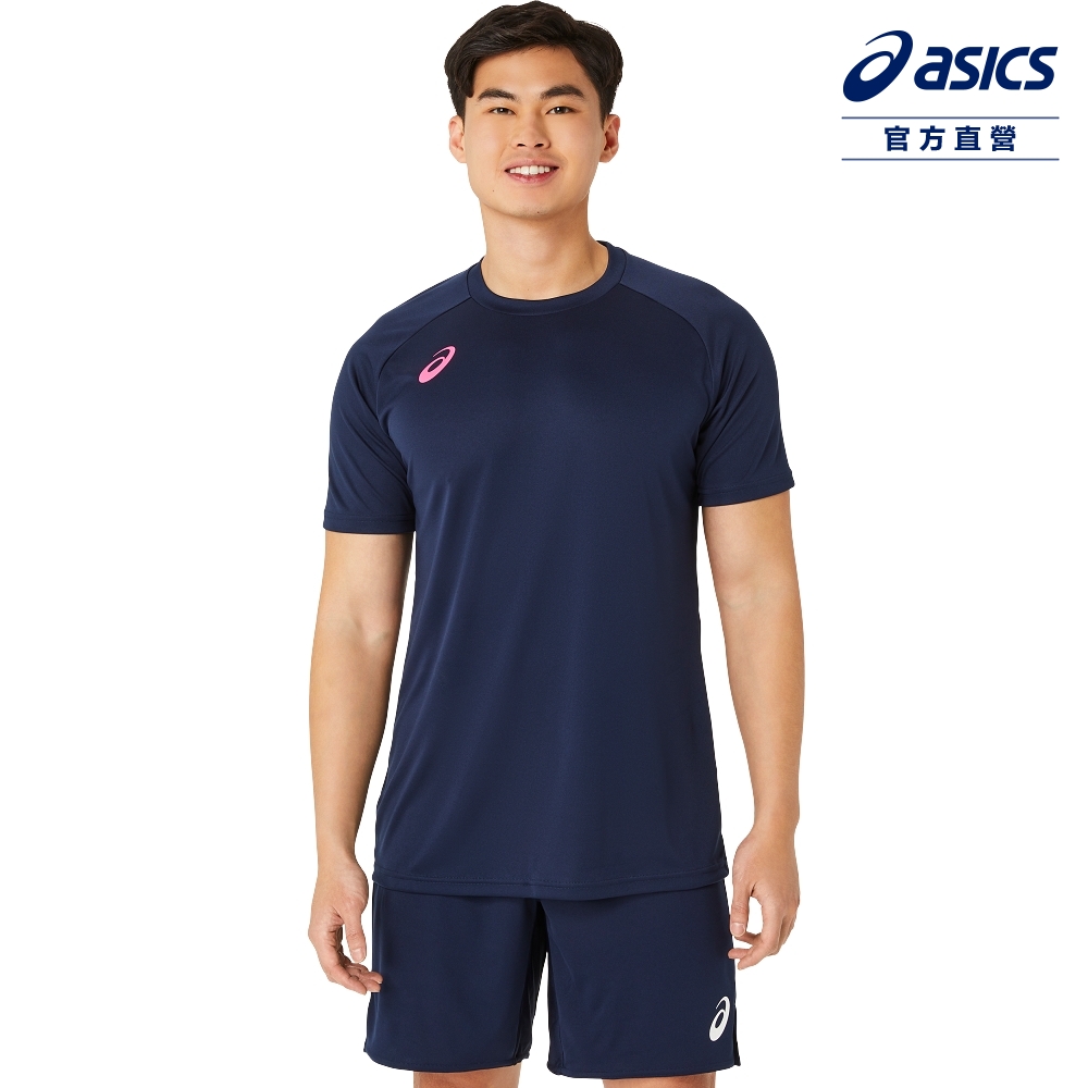 ASICS 亞瑟士 短袖上衣 男女中性款 日本版 排球上衣 2053A192-400