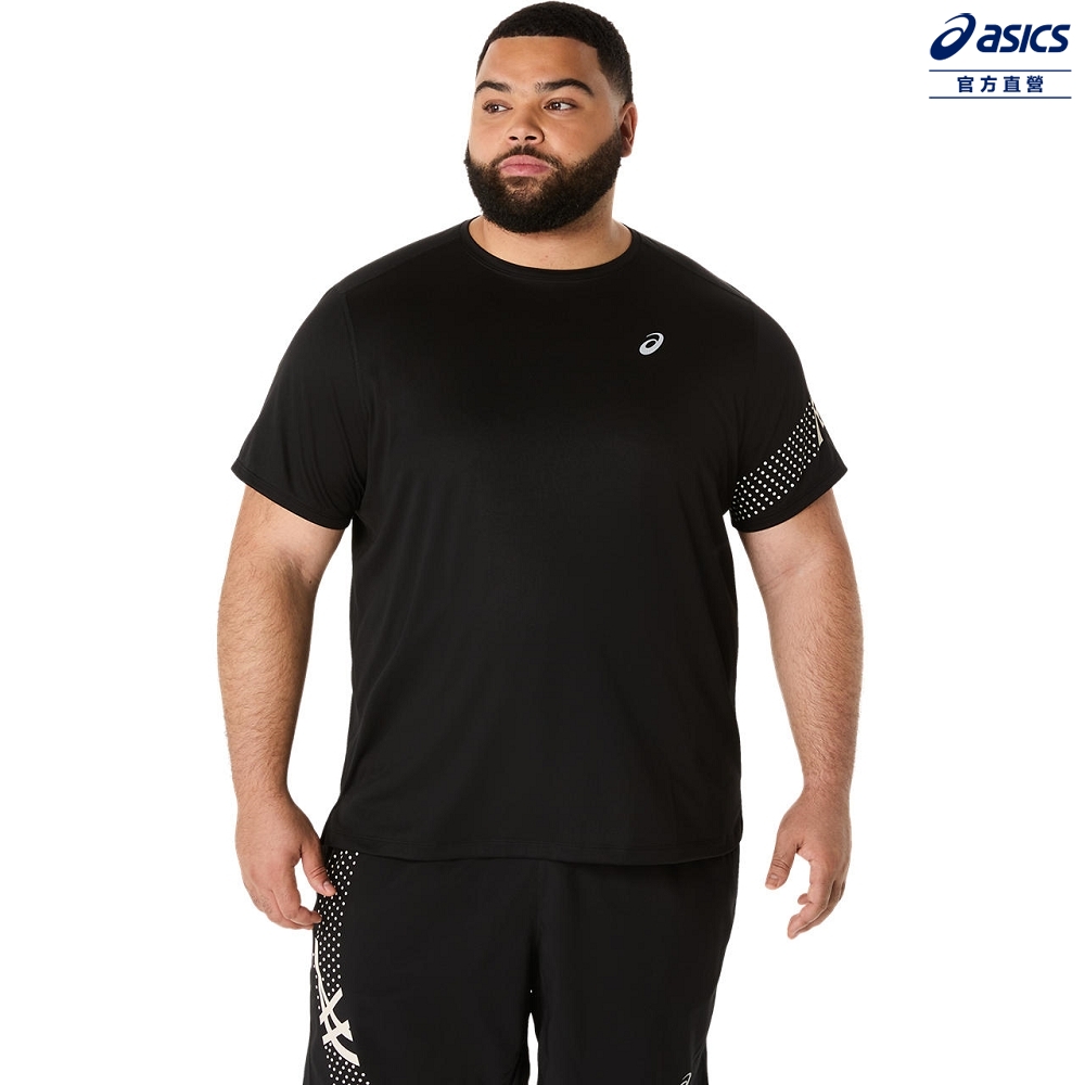 ASICS 亞瑟士 ICON 短袖上衣 男款 海外版型 跑步上衣 2011D239-001