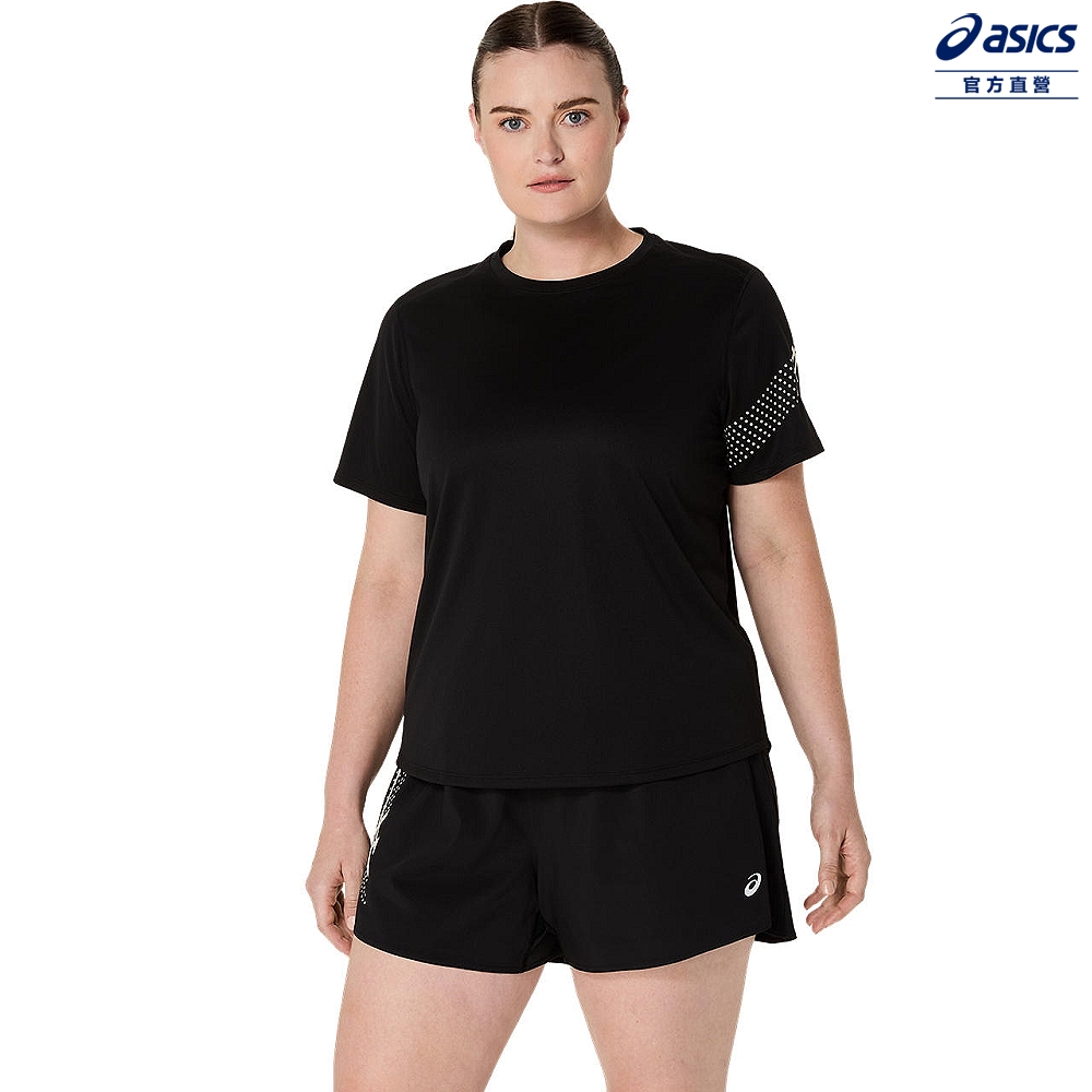 ASICS 亞瑟士 ICON 短袖上衣 女款 海外版型 跑步上衣 2012D177-001
