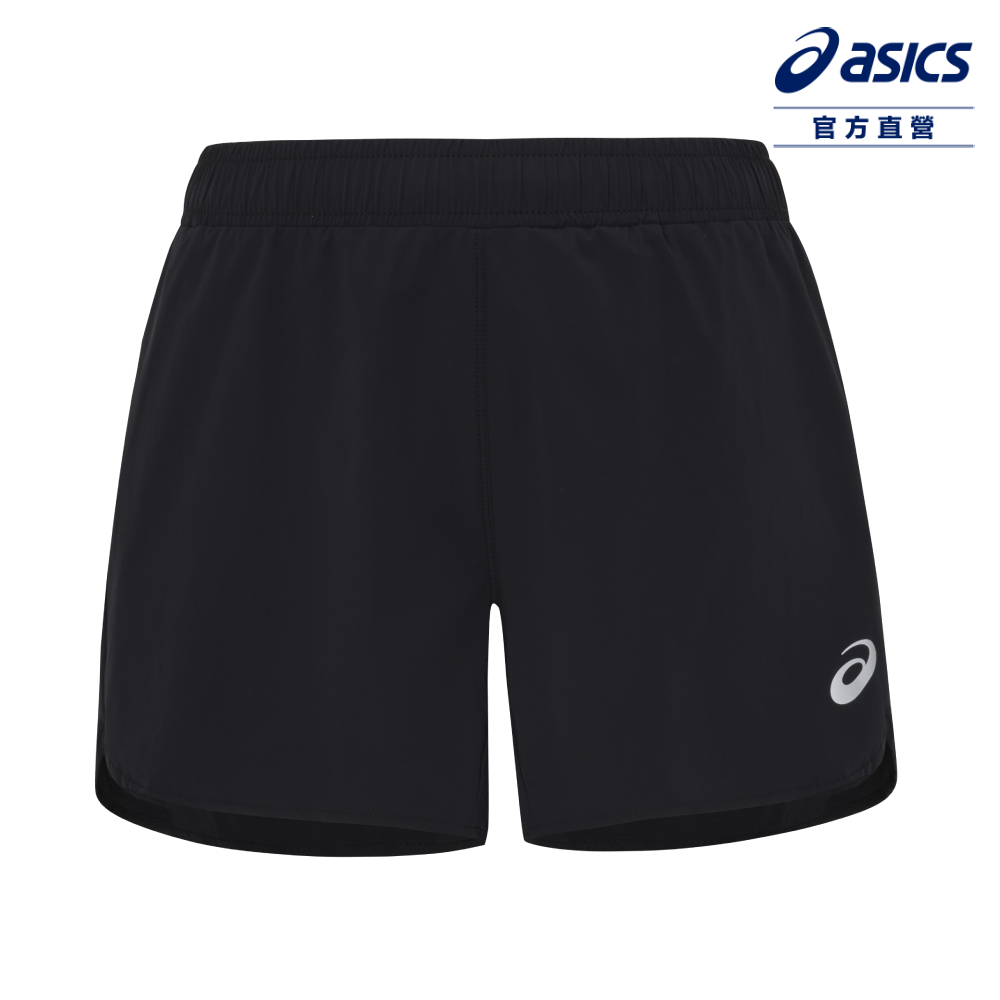 ASICS 亞瑟士 4吋平織短褲 女款 KATAKANA 亞洲版型 跑步下著 2012D334-001