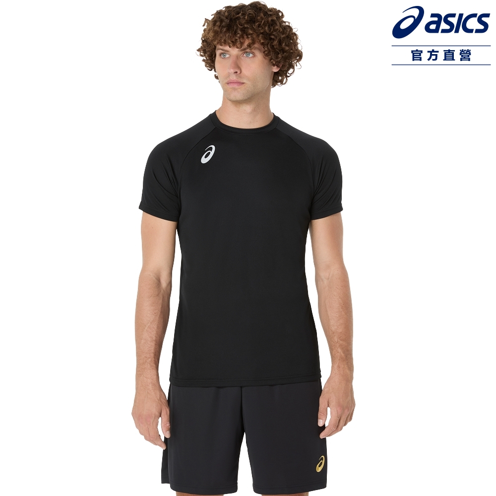 ASICS 亞瑟士 排球短袖上衣 男女中性款 日本版型 排球上衣 2053A214-001