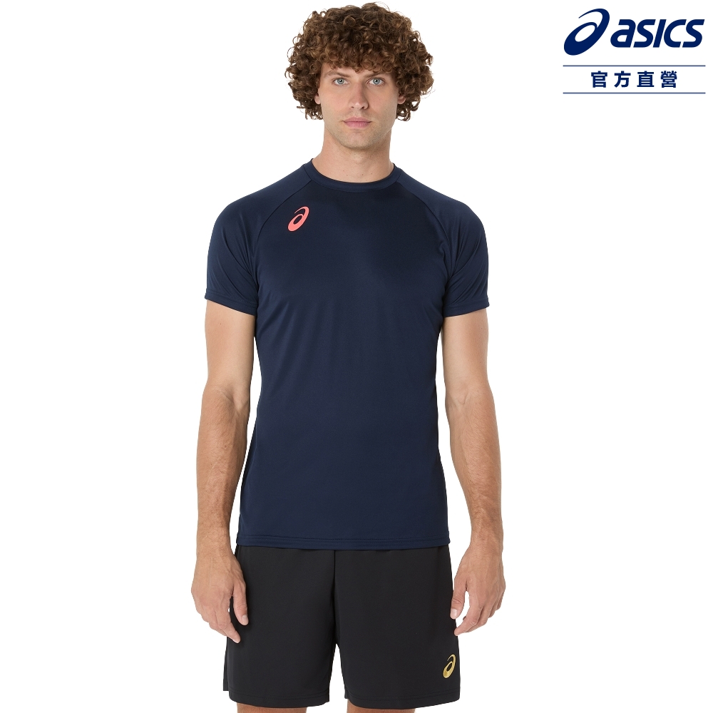 ASICS 亞瑟士 排球短袖上衣 男女中性款 日本版型 排球上衣 2053A214-400