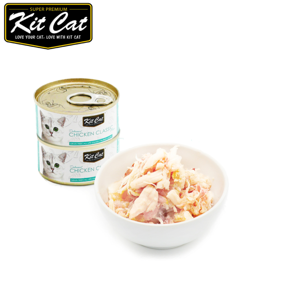 Kit Cat貓罐-經典雞肉 80g*24入
