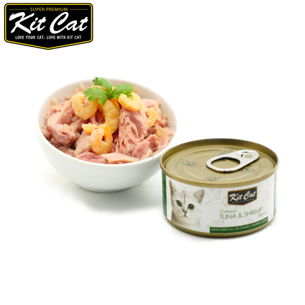 Kit Cat貓罐-鮪魚.蝦蝦 80g*24入
