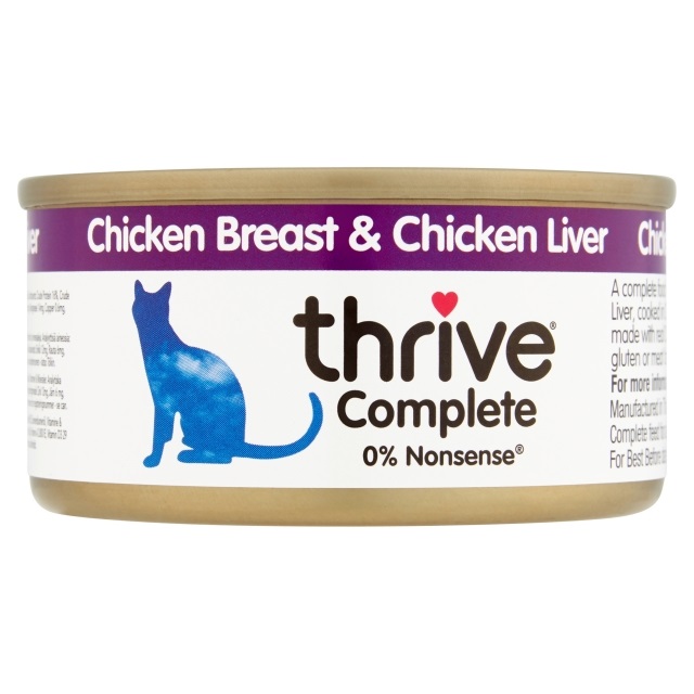 【Thrive】脆樂芙貓罐 (雞胸肉+雞肝)75g 12入