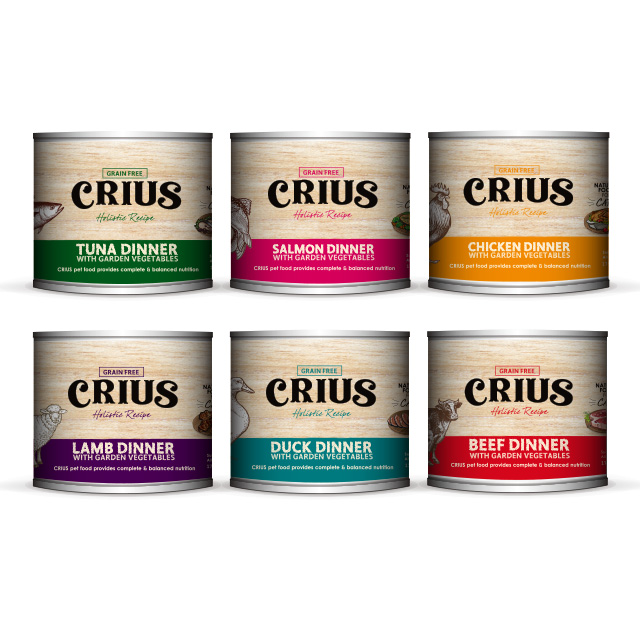 紐西蘭 CRIUS 克瑞斯無穀貓用主食餐罐-六種口味可選 175g (24罐/箱)