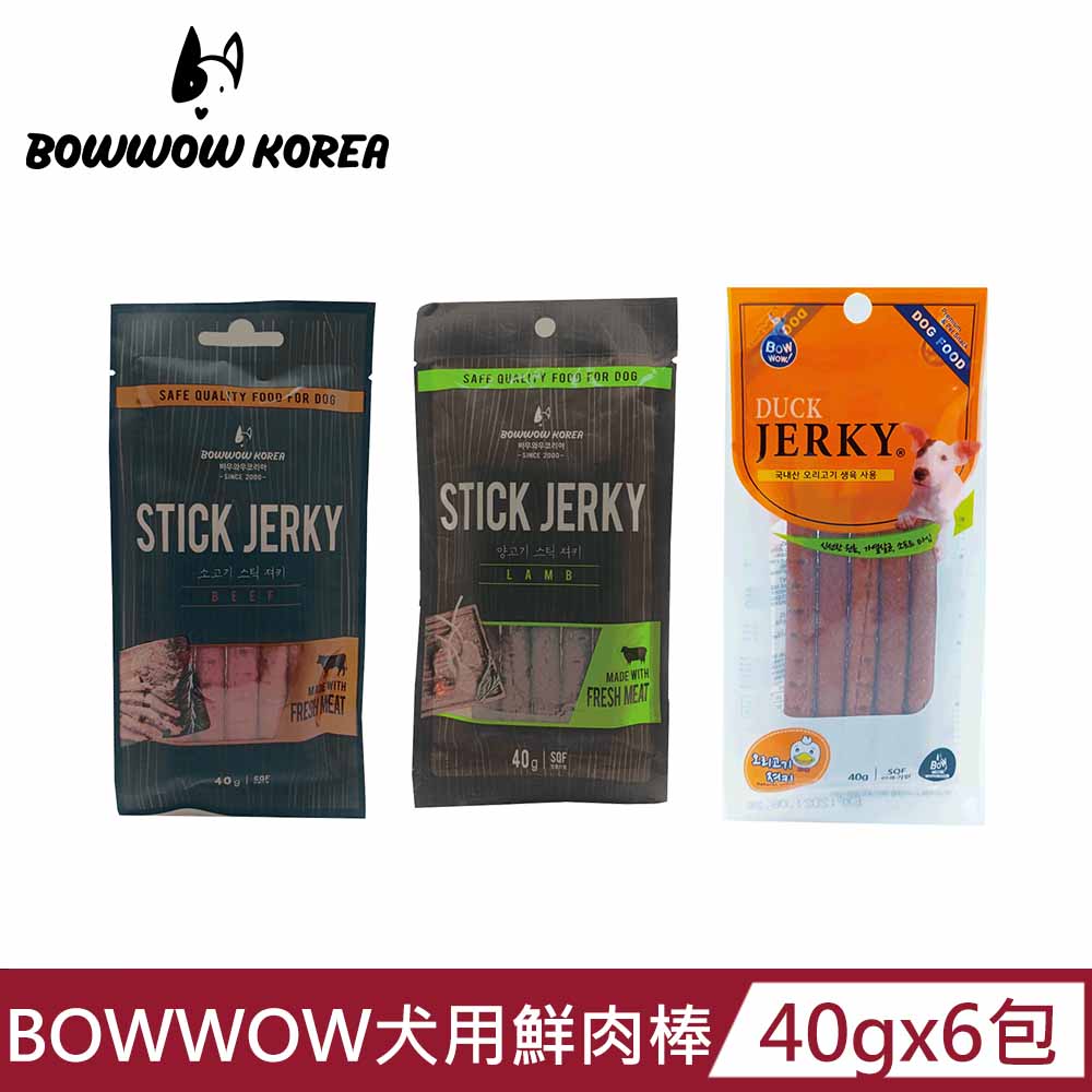 【BOWWOW】犬用鮮肉棒40g x6包