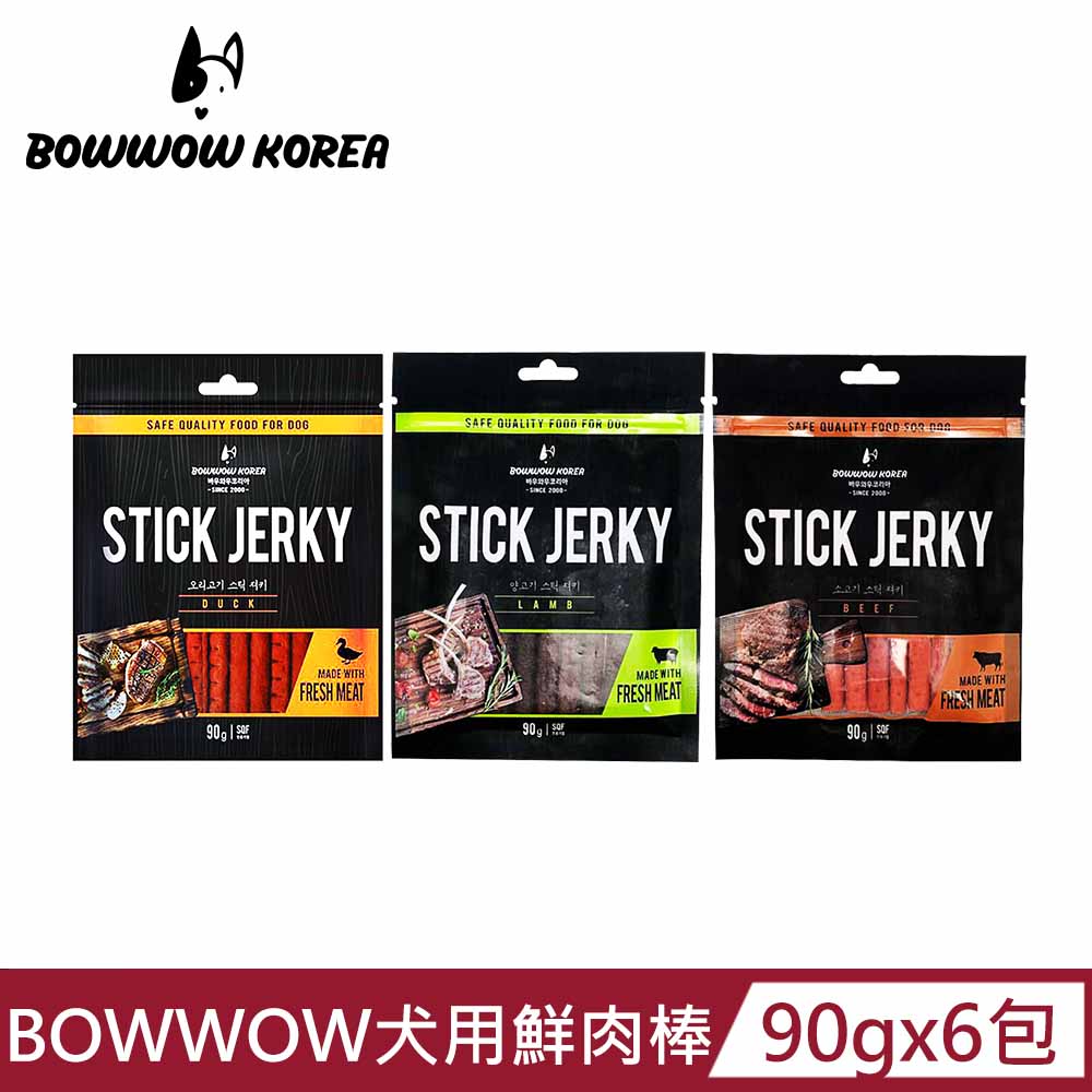 【BOWWOW】犬用鮮肉棒90g x6包