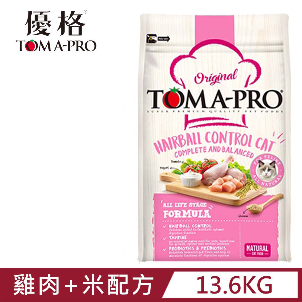 TOMA-PRO優格成幼貓-雞肉+米化毛高纖配方 30lb/13.6kg