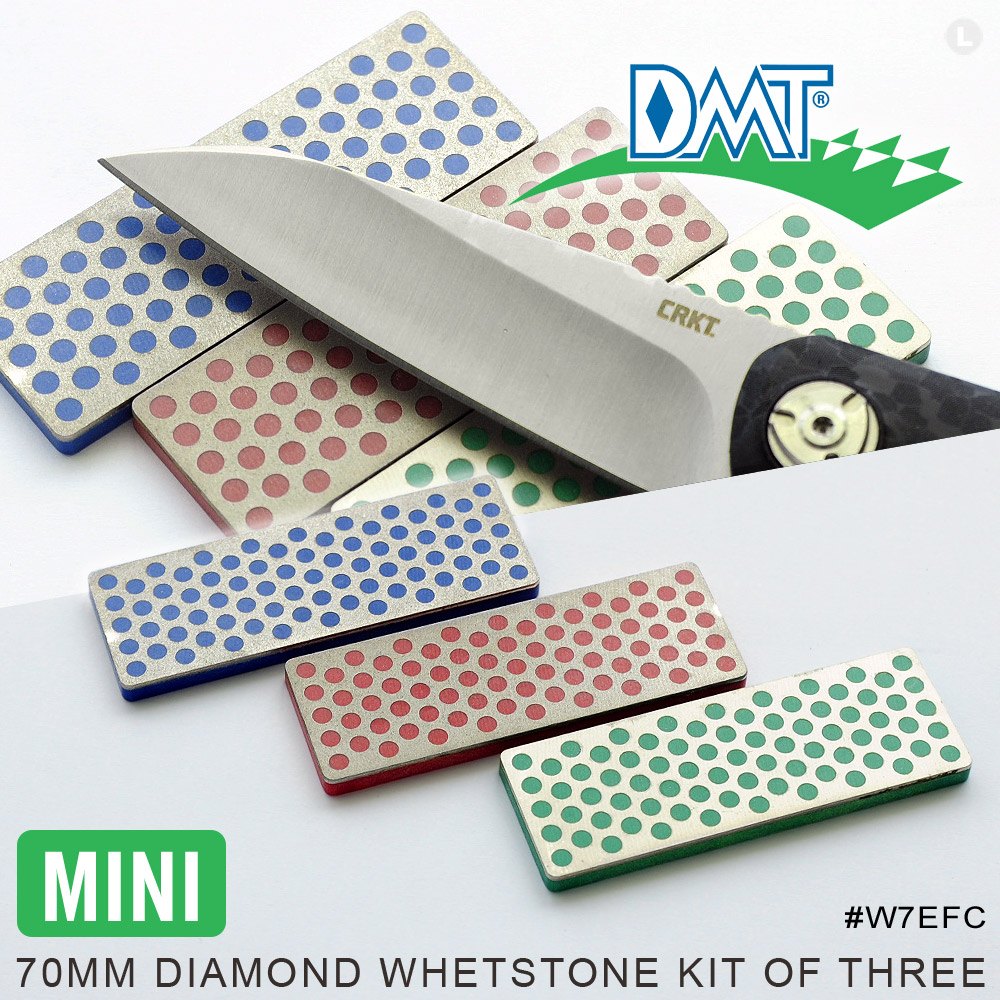 DMT 70MM Diamond Wheststone Kit Of Three 7公分鑽石磨刀石3件組