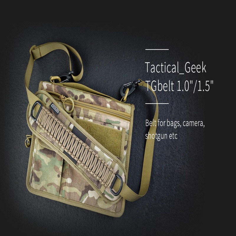 Tactical_Geek Belt with shoulder pad 戰術肩背/1.5英寸