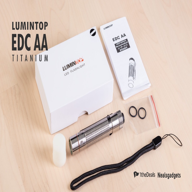 Lumintop EDC AA 鈦 LED 手電筒