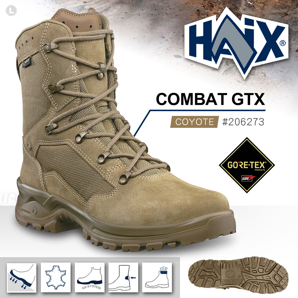 HAIX COMBAT GTX COYOTE 高筒鞋(狼棕色)
