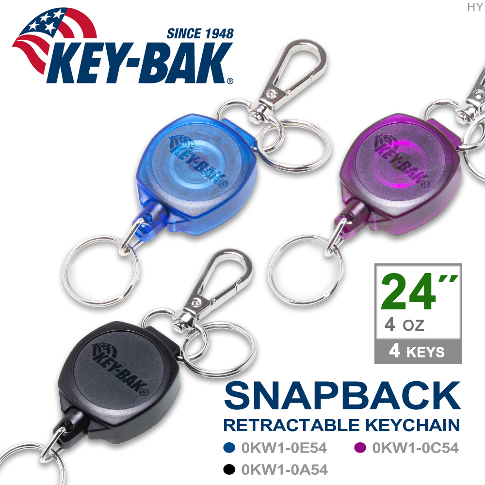 KEY BAK SNAPBACK系列 24”伸縮鑰匙圈
