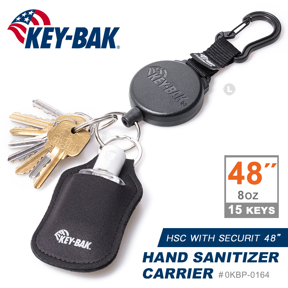 KEY BAK SECURIT系列 48”伸縮吊環式-Kevlar款+瓶裝袋